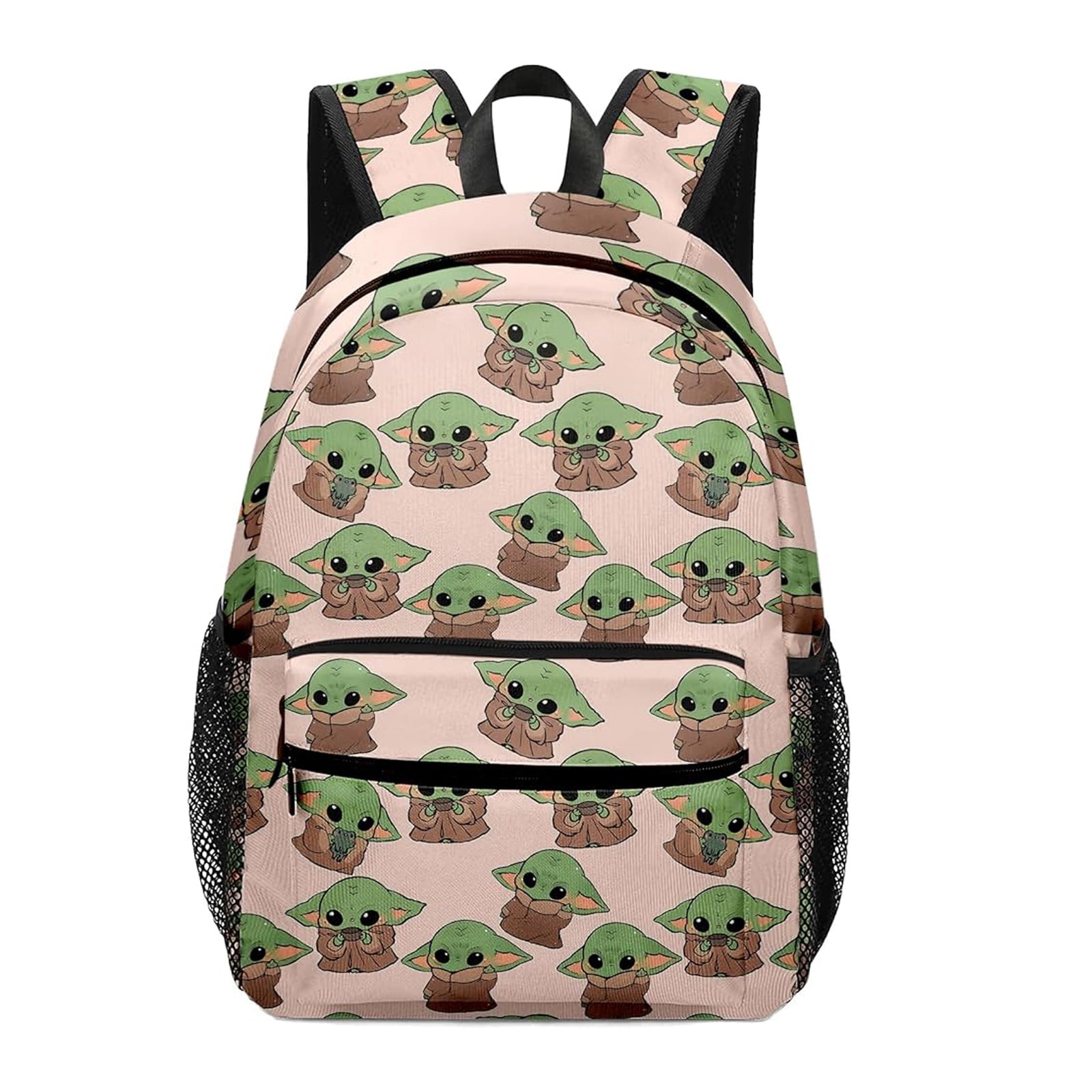 Kids Yoda Backpack Lightweight Schoolbag Water Resistant Baby Yoda Laptop Backpack Student Bookbag for Boys and Girls Walmart