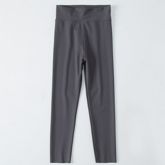 Kids' Yoga Leggings,Soft Cotton For Toddler Girls Stretchy, Moisture-Wicking, Ages 1-5 Gray 4 Years