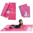 thumbnail image 1 of Kids Yoga Mat Set for Boys & Girls - Doll, Unicorn, Mermaid, Panda, Dinosaur and UnderWater - Chemical Free - Non-Toxic - Non-Slip - 60 X 24 X 0.2 Inches - w/ 12 Yoga Cards - Cute Carrier Bag - Ages, 1 of 8