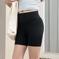 thumbnail image 1 of Kids' Yoga Shorts,Slim Fit Summer Activewear Sweat-Wicking Fabric, Ages 5-12 Black 3 Years, 1 of 5