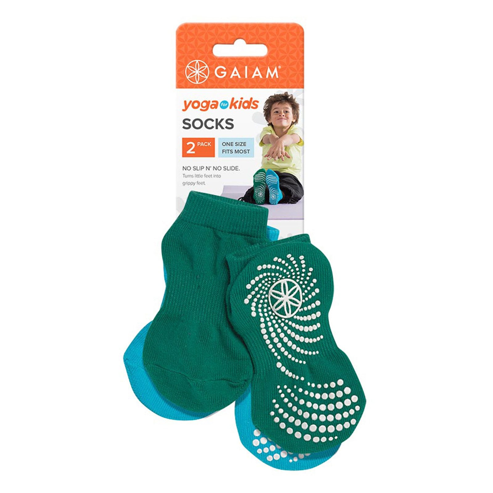 Kids Yoga Socks 2 Pairs