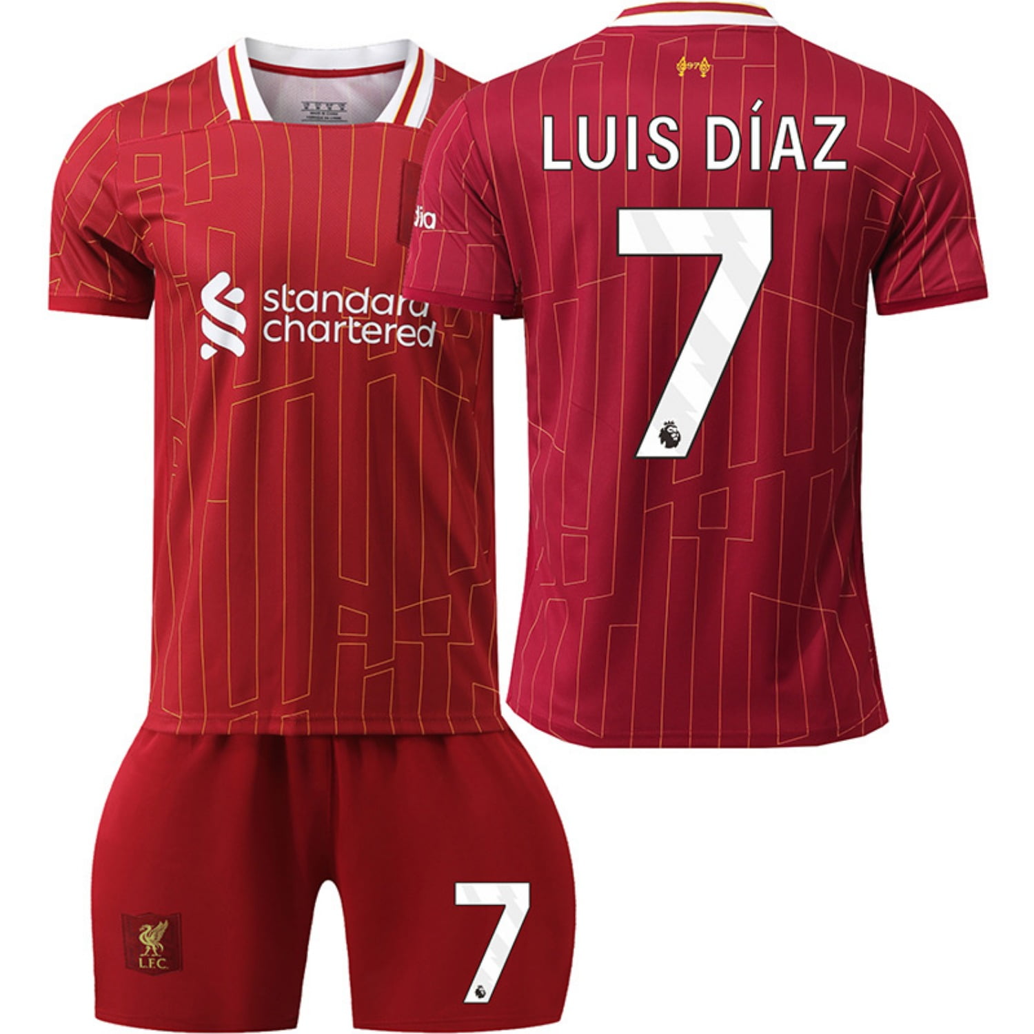 Kids Youth Adult LUIS_DIAZ_7 Liverpool_FC Home Jersey 20242025 Fan