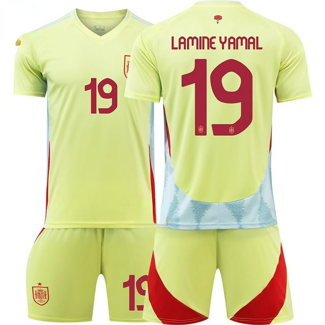Kids Youth Adult Lamine_Yamal_#19 Spain Jersey Euro 2024 Fan Soccer