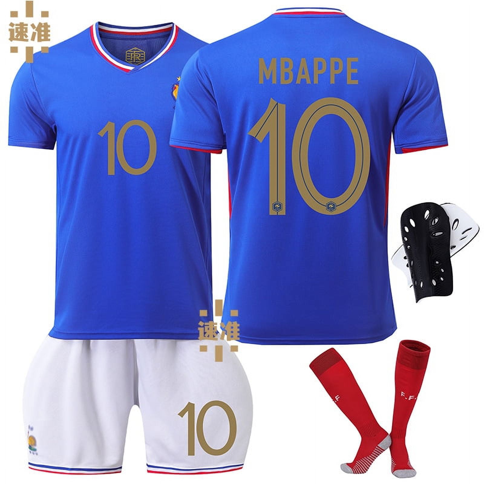 Kids Youth Adult Mbappe_10 French Home Jersey Euro 2024 Fan Soccer
