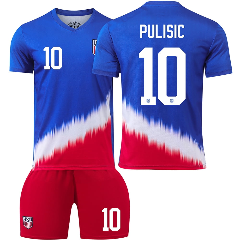 Kids Youth Adult PULISIC_#10 USA Home Jersey América 2024-2025 Fan ...