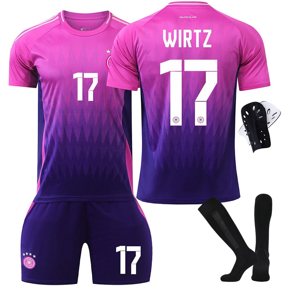Kids Youth Adult Wirtz_17 Germany Away Jersey Euro 2024 Fan Soccer