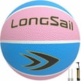 thumbnail image 1 of Kids Youth Adults Size 3/4/5/7 Basketball, 22.5"/25.5"/27.5"/29.5" Basketballs Composite Leather/Premium Rubber, Basketball with Pump for Indoor Outdoor, Beach and Pool Water Basketball, 1 of 8