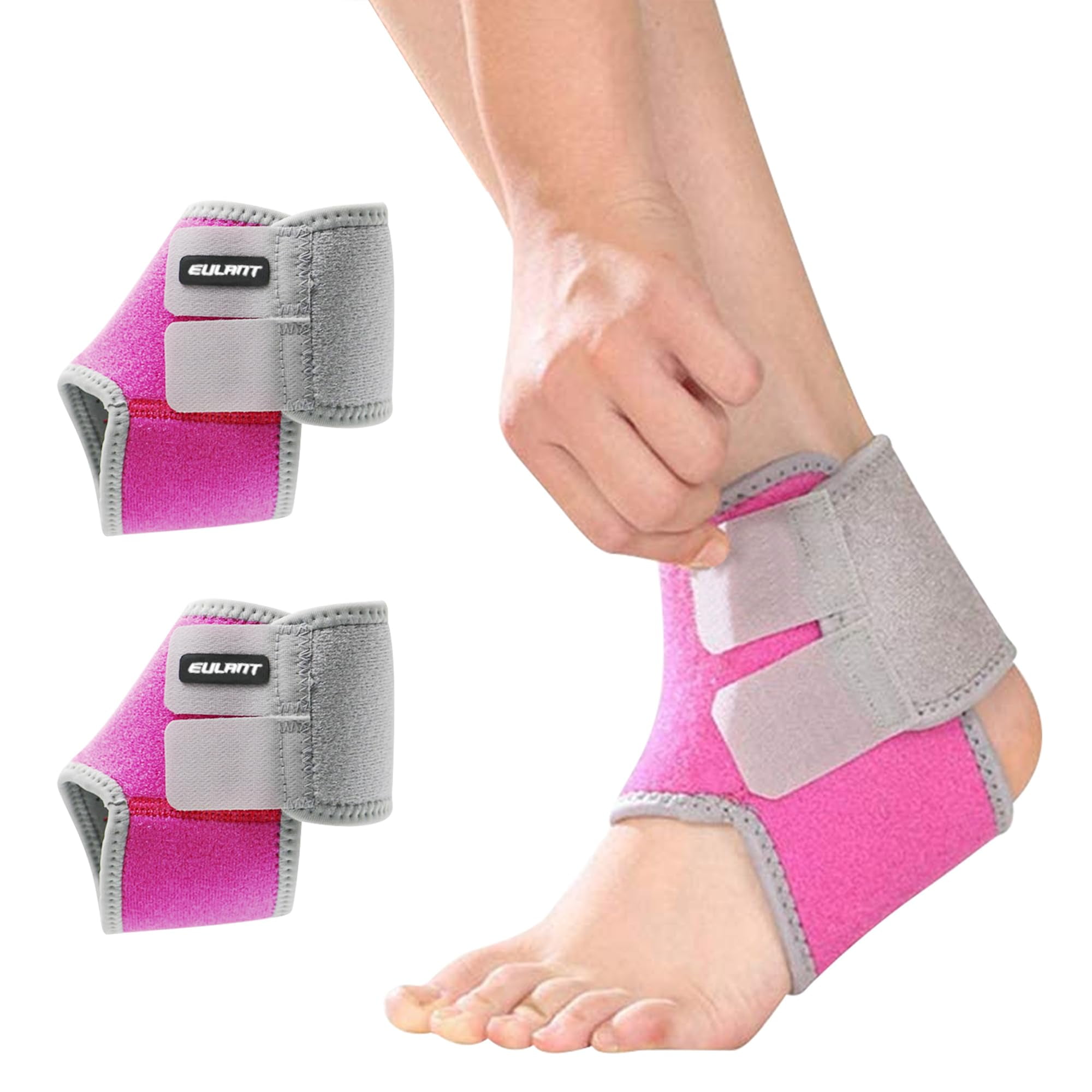 Kids/Youth Ankle Brace Adjustable Breathable Support Sleeve for