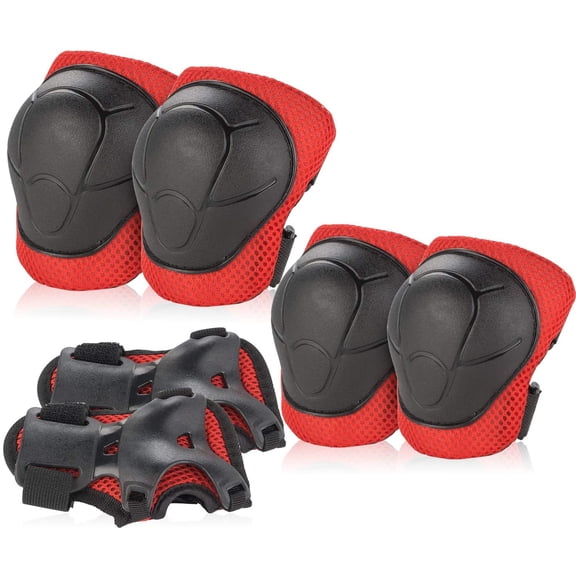 Kids/Youth Knee Pad Elbow Pads Guards Protective Gear Set for Roller Skates Cycling BMX Bike Skateboard Inline Skatings Scooter Riding Sports