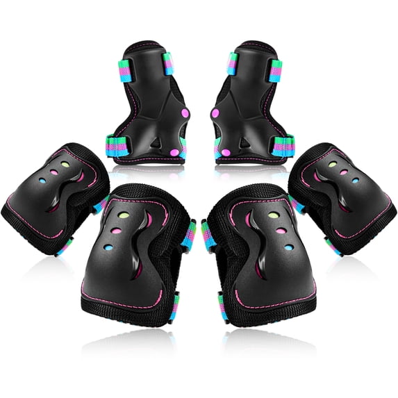 Kids/Youth Knee Pad Elbow Pads Guards Protective Gear Set for Roller Skates Cycling BMX Bike Skateboard Inline Skatings Scooter Riding Sports