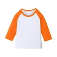 thumbnail image 1 of Kids & Youth Raglan T-Shirt 3/4 Sleeve Infant Toddler Youth Athletic Jersey Sports Casual Kids Top, 1 of 7