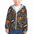 thumbnail image 1 of Kids Zip Up Hoodie for Boys Girls Toddler - Fastfood 1 Lightweight Long Sleeve 18M Boys Girl Clothes, Sun Protection Windproof Jackets Hoodie Sweatshirt, 1 of 7