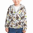 Kids Zip Up Hoodie for Boys Girls Toddler Classic Cute French Bulldog