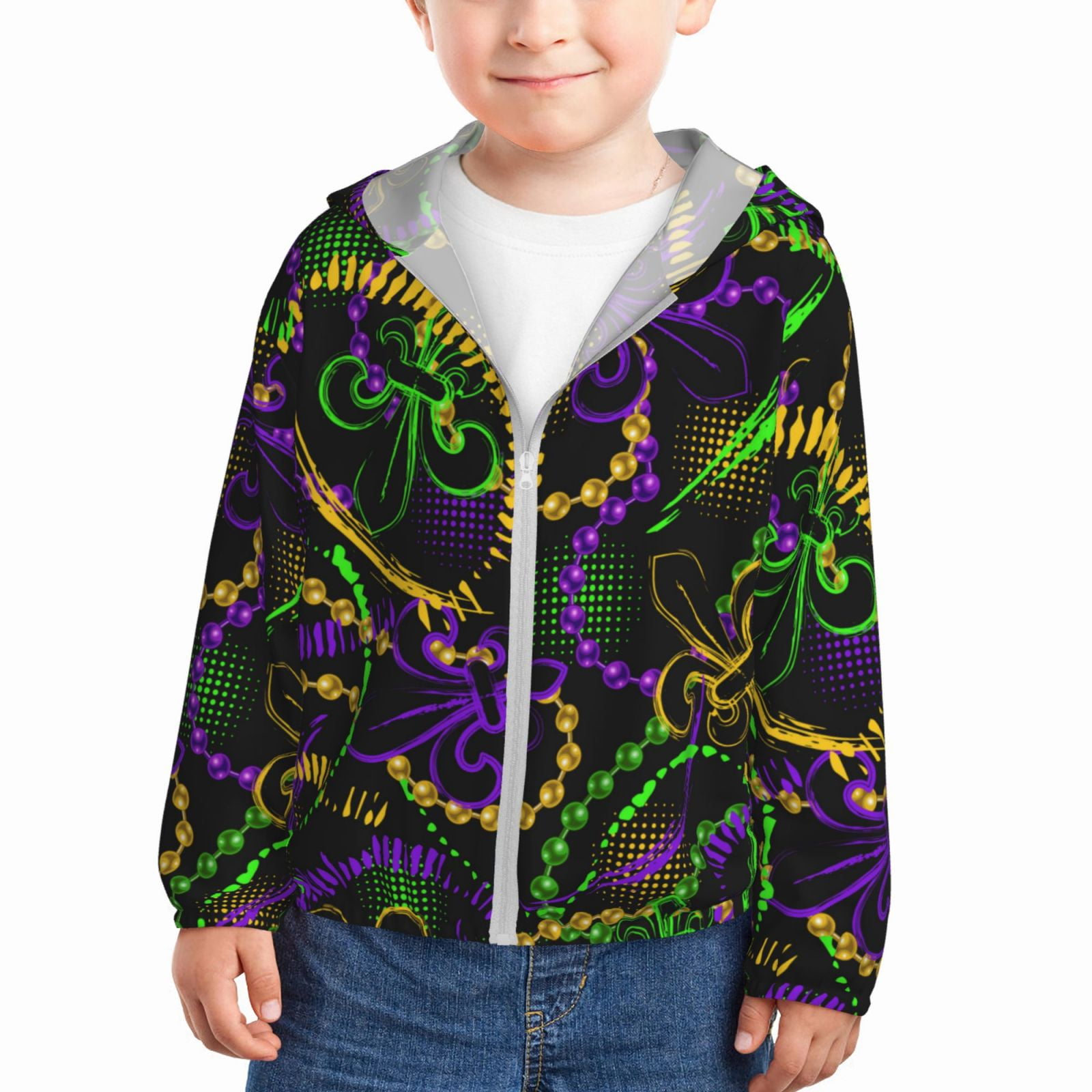 mardi gras sweatshirt toddler