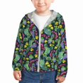 Kids Zip Up Hoodie for Boys Girls Toddler Watercolor Cactuses