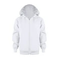 thumbnail image 1 of Kids Zip Up Hoodie School Uniform Boys Girls Zipper Sweatshirt Oversized Y2K Fall Hooded Jackets With Pockets Preppy Clothes, 1 of 7