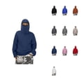 thumbnail image 1 of Kids' Zip-Up Hoodie with Built-In Face Mask, Soft Fleece Sweatshirt for Boys and Girls, Warm Fall Winter Casual Pullover Outerwear, 1 of 8
