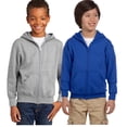 thumbnail image 1 of Kids Zipper Hoodie Sweaters 2 Pack - Grey,Blue, 1 of 9