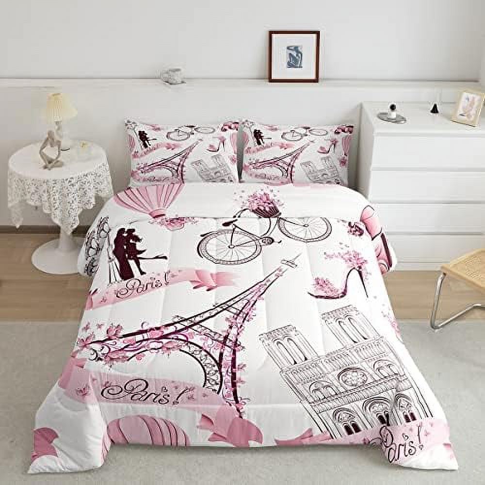 Kids Zoo Animal Comforter Set Cute Wild Animals Bedding Set Cartoon Safari Wild Print Comforter