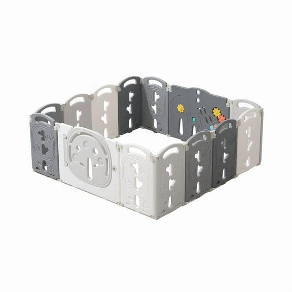 Kids and Toddlers' Playpen,Kids Activity Center Safety Play Yard for Indoor&Outdoor,Plastic,Portable,59"x59"