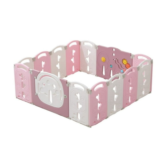 Kids and Toddlers' Playpen,Kids Activity Center Safety Play Yard for Indoor&Outdoor,Plastic,Portable,59"x59"