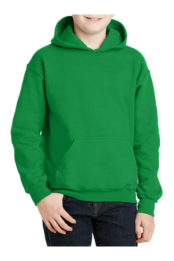 Kids and Youth Hoodie Gildan Long Sleeve Age 6 to 20 Years Old - S M L XL - Unisex Pullover Hooded Sweater for Boys Girls
