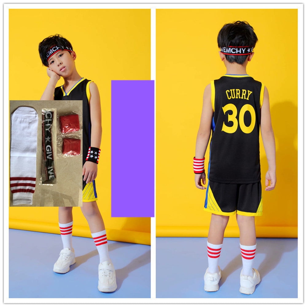 Kids Basketball Kit, 2-Piece Kids Basketball Jersey Vests, Basketball Outfit Boy Shirt, Training Basketball Kit For Boys, Sleeveless Basket Ball Top And Short Set For 4-14 Years Old Boys Kid Gifts, 77