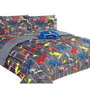 Kids bed in bag comforter and sheet set Full size 8pc toy galaxy super soft easy wash for boy girls kids bedroom décor