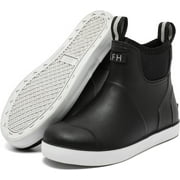 LCAMAW Kids Rain Boots Waterproof Rubber Boots Boys Girls Non-Slip High-Performance Ankle Deck Boot Traction Child Mud Booties for Boating, Camping, Farming & Outdoor Garden School Play Footwear