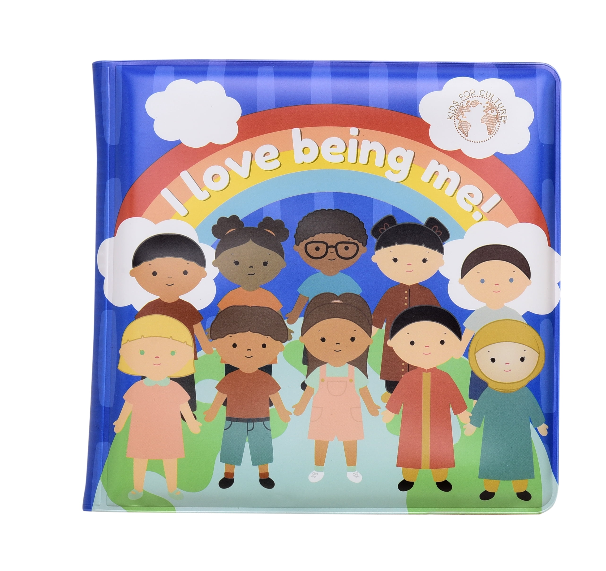 Kids for Culture 6" Affirmation Vinyl Bath Book with Squeaker, I Love Being Me