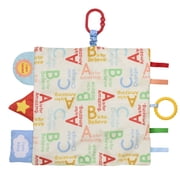 Kids for Culture Unisex Affirmation 12” x 12” Activity Blanket with Teether, Tabs, Ribbons and Travel Clip