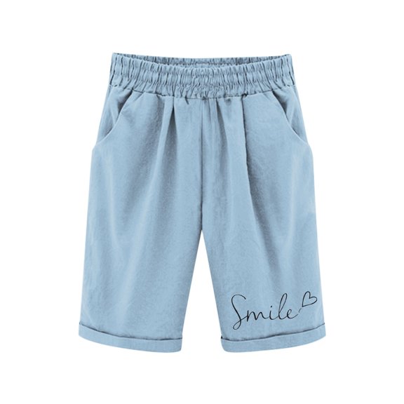 Kids girls Shorts Elastic Waist Shorts Casual Solid Color Shorts Comfy Lightweight Shorts With Pockets Breathable Dailywear 12-13 Years