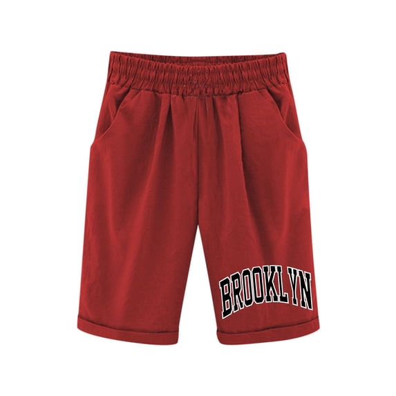 MEZZALL Kids girls Shorts Elastic Waist Shorts Casual Solid Color Shorts Comfy Lightweight Shorts With Pockets Cozy Dailywear 12-13 Years