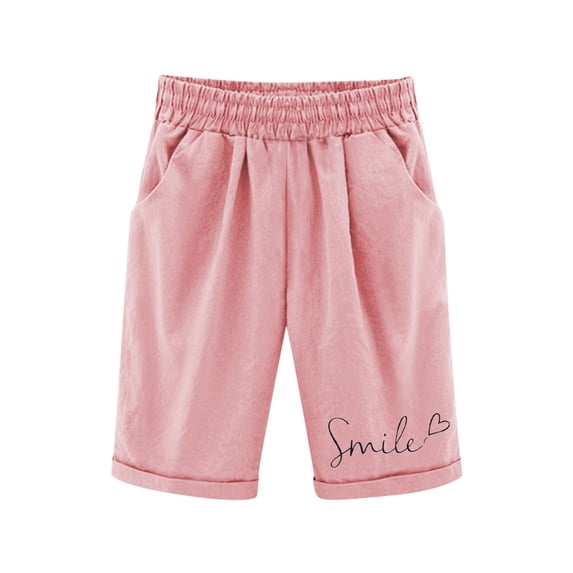 MEZZALL Kids girls Shorts Elastic Waist Shorts Casual Solid Color Shorts Comfy Lightweight Shorts With Pockets Lovely Dailywear 12-13 Years