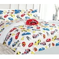 thumbnail image 1 of Comforter Set Bed in Bag Racing Red Car Printed Twin 6- Pieces Super Soft Bedding Bedroom Decor, 1 of 4