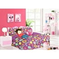 thumbnail image 1 of Comforter Set Bed in Bag Owl Hot Pink Printed Twin 6- Pieces Super Soft Bedding Bedroom Decor, 1 of 6