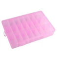 thumbnail image 1 of jewelry boxes for girls Adjustable 24 Compartment Plastic Storage Box Jewelry Earring Case PK jewelry boxes & organizers, 1 of 4