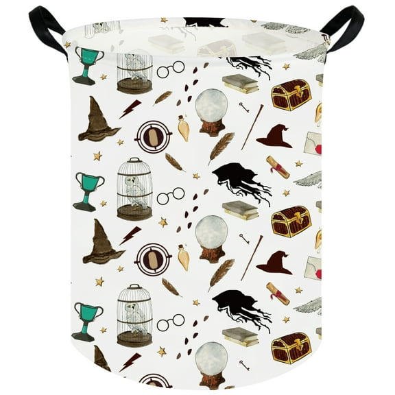 Kids laundry hamper,Owl hamper,Waterproof foldable clothes basket for kids,Dirty Clothes Basket,Nursery hamper,Toy storage box,Kids room decor,Gift basket(Owl)