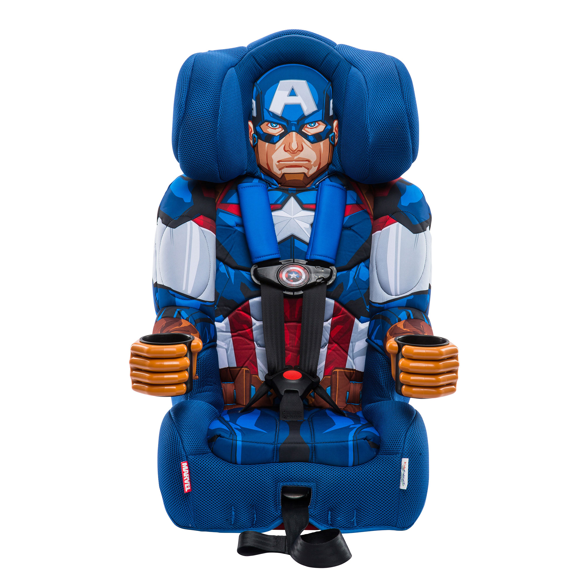 KidsEmbrace Combination Harness Booster Car Seat, Marvel Avengers Captain America - image 1 of 6