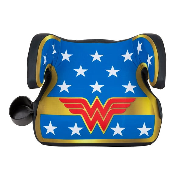 KidsEmbrace DC Comics Wonder Woman Backless Toddler Booster Car Seat, Blue, Girls