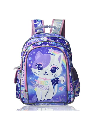 Beginterest Black Cat Backpack with Lunch Bag for School Boys Girls Cute  Animal Backpack Set of 2