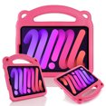 thumbnail image 1 of KidsProof Case for iPad Mini 6 2021, Allytech Lightweight Case with Pencil Holder Shock Proof Handle Friendly Convertible Stand Panda Pattern Case for iPad Mini 8.3" 6th Gen 2021, Rose, 1 of 7