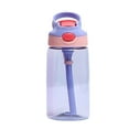 thumbnail image 1 of KidsWater Bottle, Leak-Proof 480ml Sports Bottle With Straw, Portable Handle Easy Use For PC Material Safe Drinking, Purple, 1 of 1