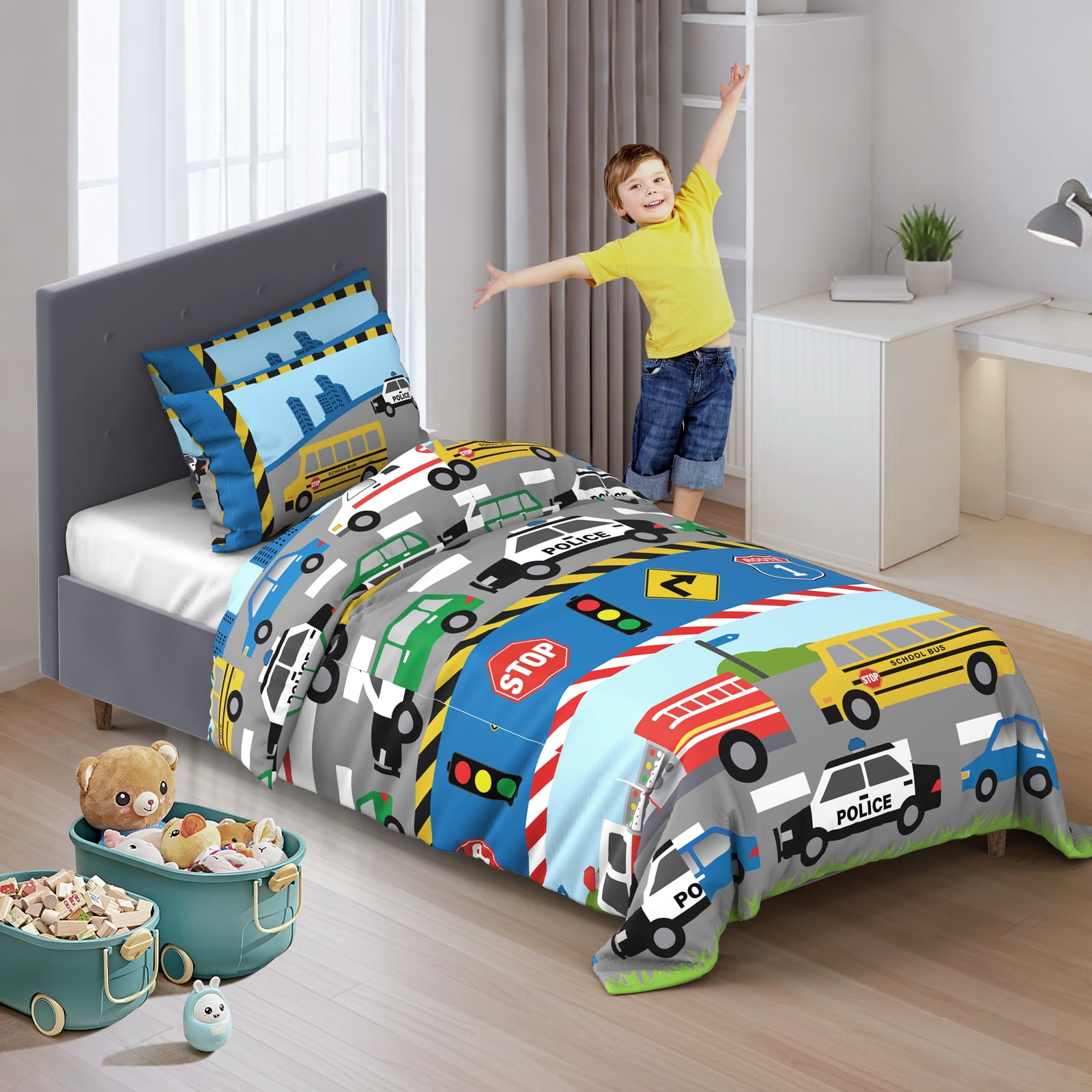 Kids Printed Comforter Set Double Bed main image 0