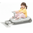 thumbnail image 1 of Kidscleancar Ride-On Car 3-in-1 Go-Kart 12V Gray Cleaning Fun, 1 of 7