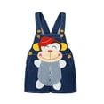 thumbnail image 1 of Kidscool Baby Boys Summer Cotton Denim Smiling Monkey Shorts Overalls,Blue,2-3 Years, 1 of 7