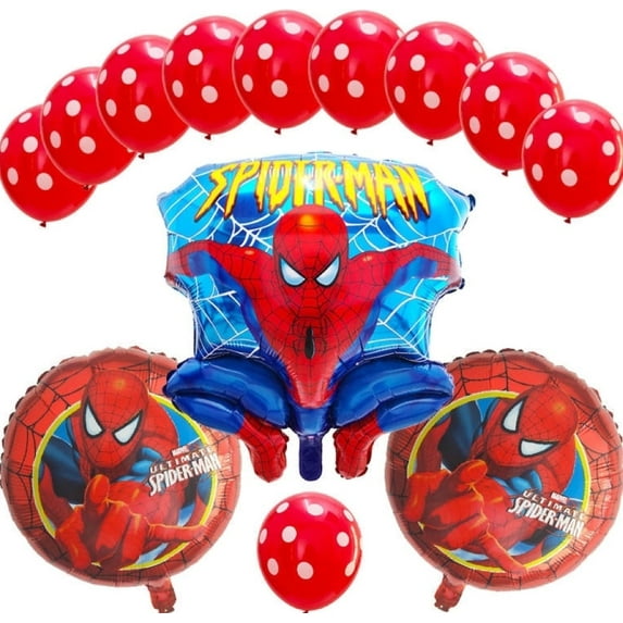 BCD-PRO Spider-Man Balloons Birthday 13 Count
