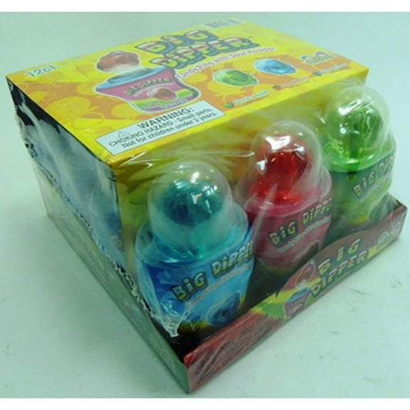 Kidsmania, Big Dipper Candy Ring Sour , Count 12 - Sugar Candy / Grab Varieties & Flavors