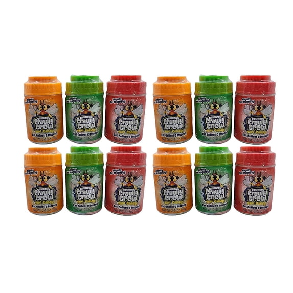 Kidsmania Crunchy Crawly Crew Tart Candy (12 Pack)