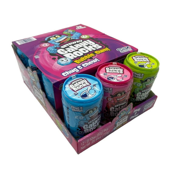 Kidsmania Getaway Galaxy Rocks Bubble Gum - 2.12 oz